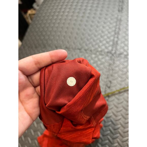 Lululemon Pace Breaker Linerless Short 7" Men's Athletic Gym Orange Red‎ Small - Picture 8 of 9